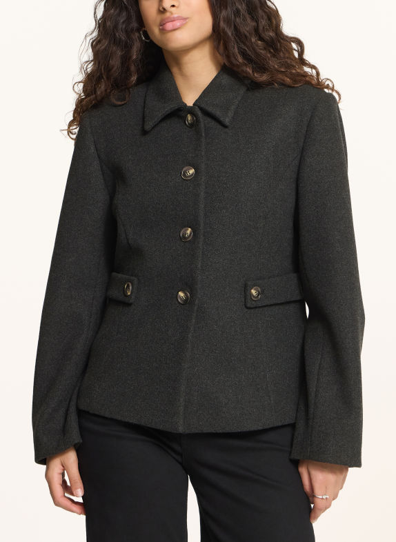 ICHI IHJANNET Jacket DARK GRAY