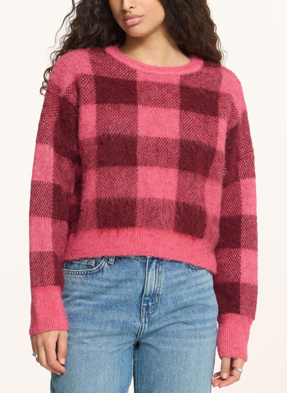 ICHI Pullover IHELENA DUNKELROT / HELLROT