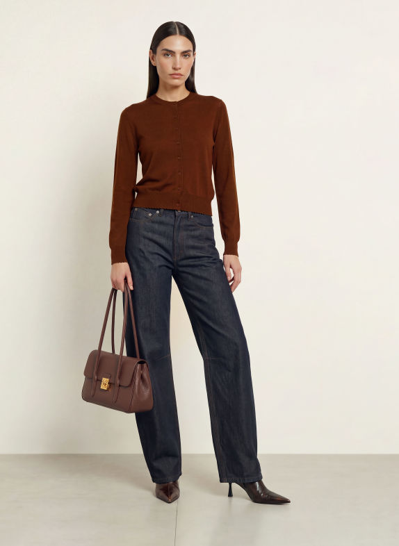 DRYKORN GLENNA Cardigan BROWN