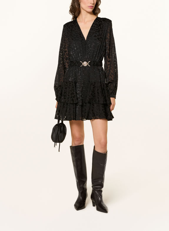 GUESS Cocktailjurk CLARISSE ZWART