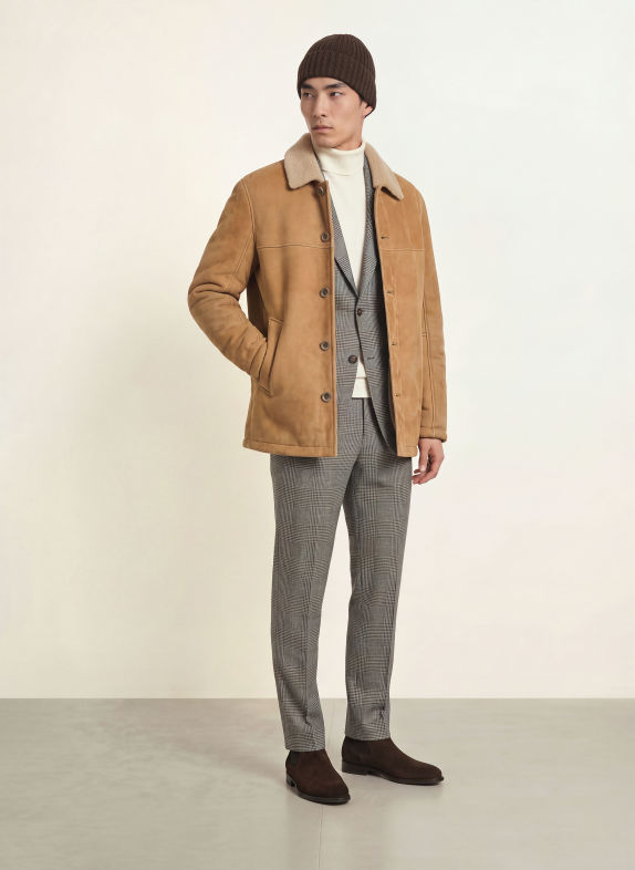 DRESSLER Lederjacke WALTER CAMEL