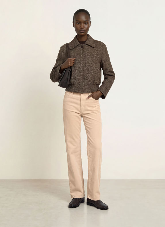 BOSS Cordbukser CROSSROAD BEIGE