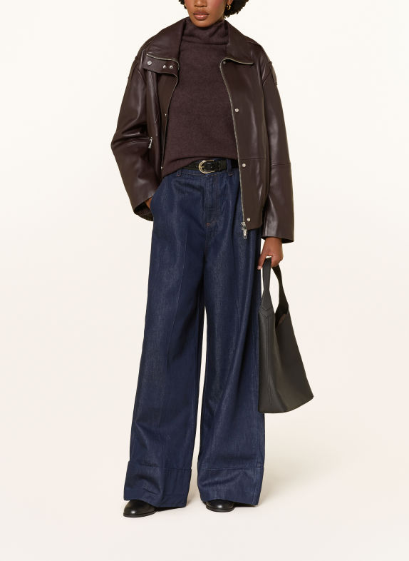 BOSS Wide Leg Jeans 406 DARK BLUE