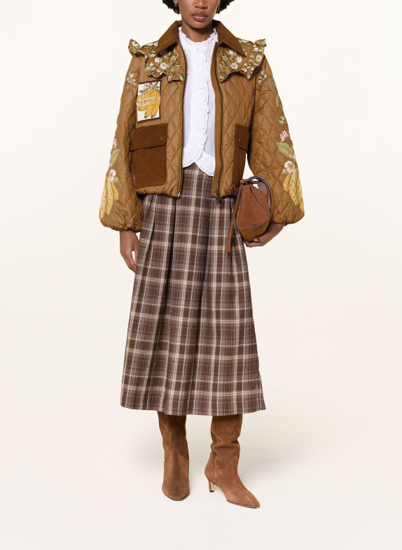 Barbour Gewatteerde jas ANAMARIA BEIGE / ROZE / LICHTGROEN