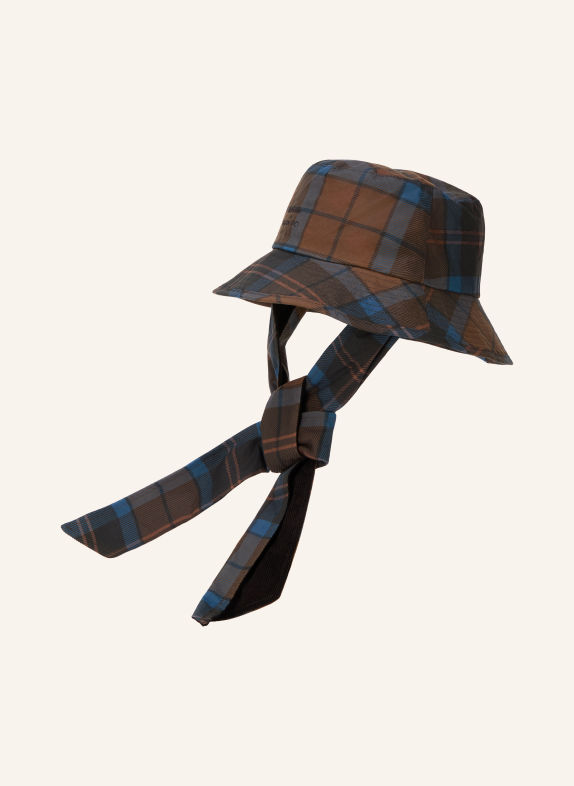 Barbour Bucket-Hat LEONORIA BRAUN / DUNKELBLAU / SCHWARZ