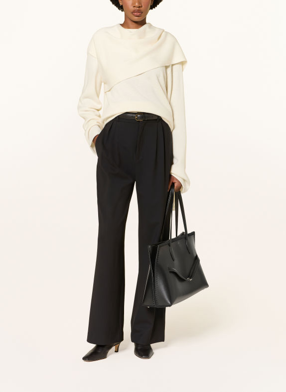 LOULOU DE SAISON Pantalon palazzo NAT NOIR