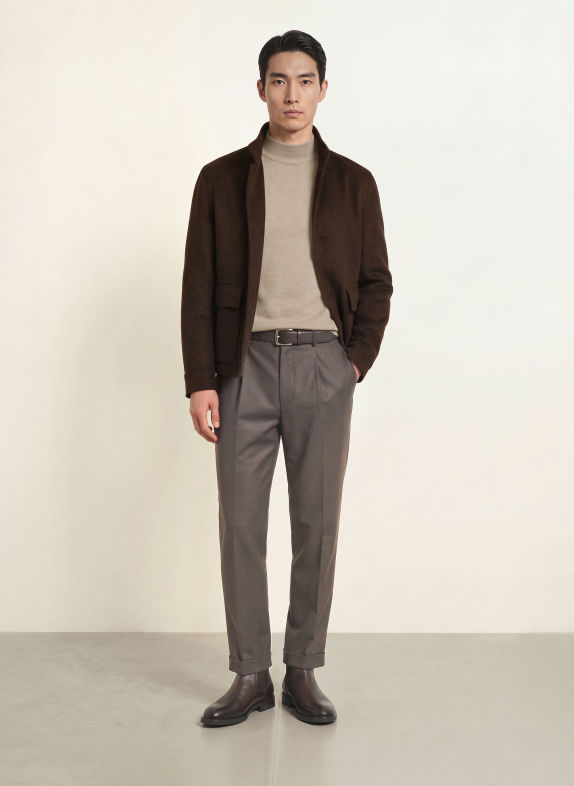 BALDESSARINI Pullover HELLBRAUN
