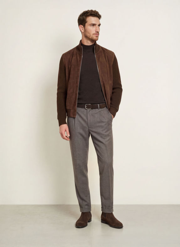 BALDESSARINI Sweater DARK BROWN