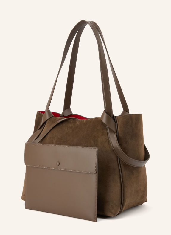 Christian Louboutin BETTINA LARGE Shoppers with Pouch KHAKI