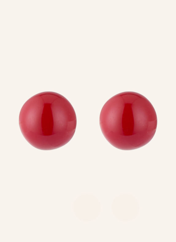 LULU Copenhagen Ohrstecker COLOR BALL ROT / GOLD