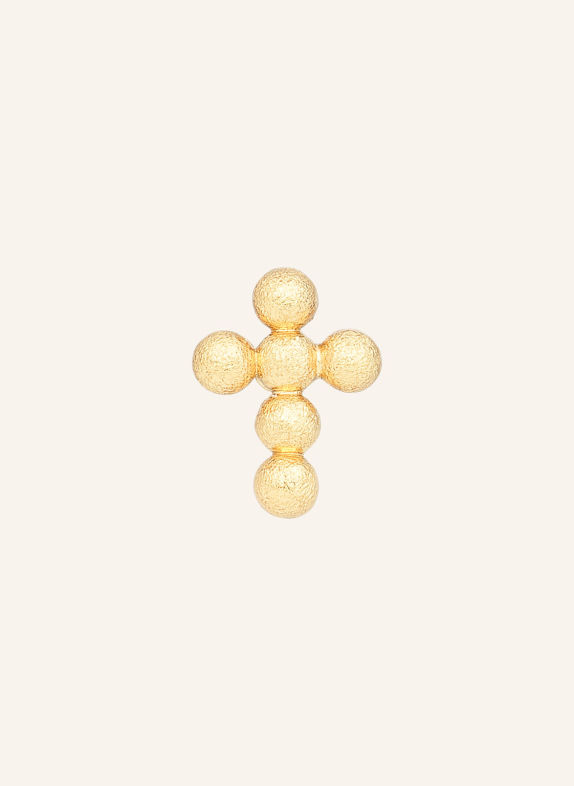 LULU Copenhagen BOUQUET CROSS EARRING Studs GOLD
