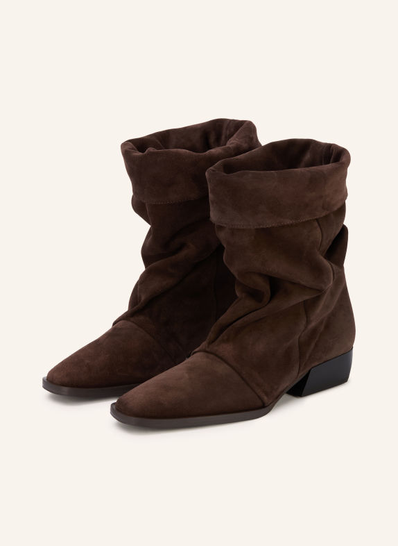 THEA MIKA Cowboy Boots ENYA DUNKELBRAUN