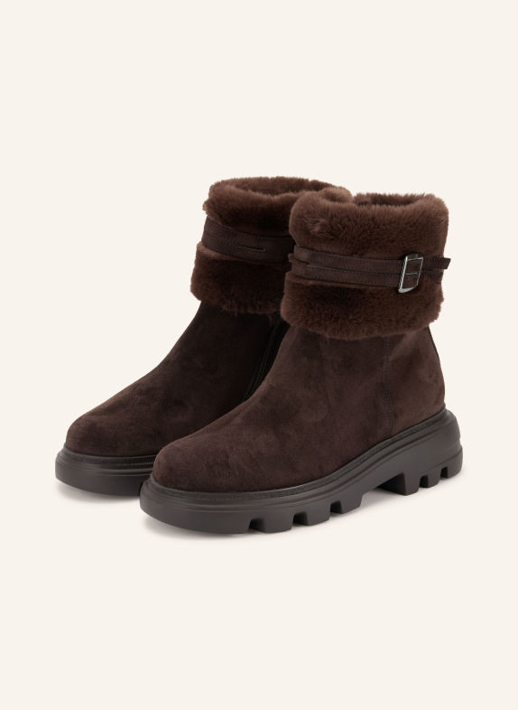paul green Boots DUNKELBRAUN