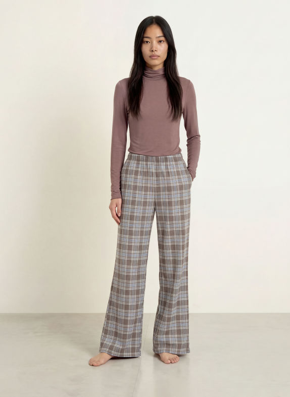 CALIDA Lounge-Shirt SECOND SKIN TAUPE