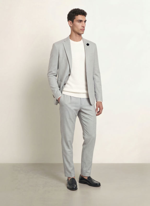 JOOP! LESTER Regular Fit Suit Trousers 060 Open Grey 060
