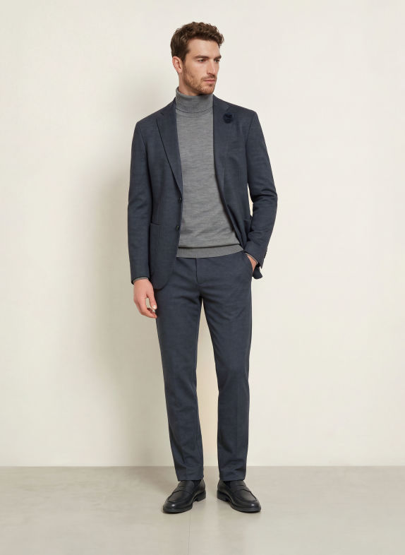 JOOP! Anzughose RIVER Regular Fit 405 Dark Blue 405