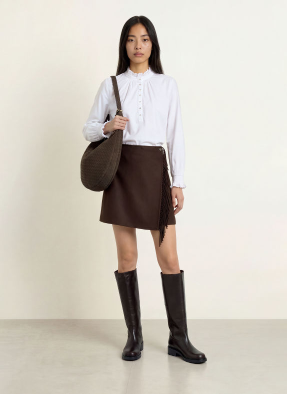 YERSE Shirt blouse WHITE