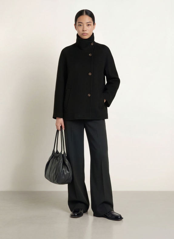 YERSE NAPOLI Coat BLACK