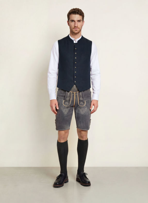 Hammerschmid FRITZ Traditional vest DARK BLUE