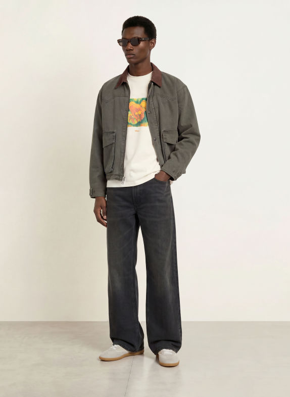BLKVIS T-shirt CRÈME / MARRON / VERT