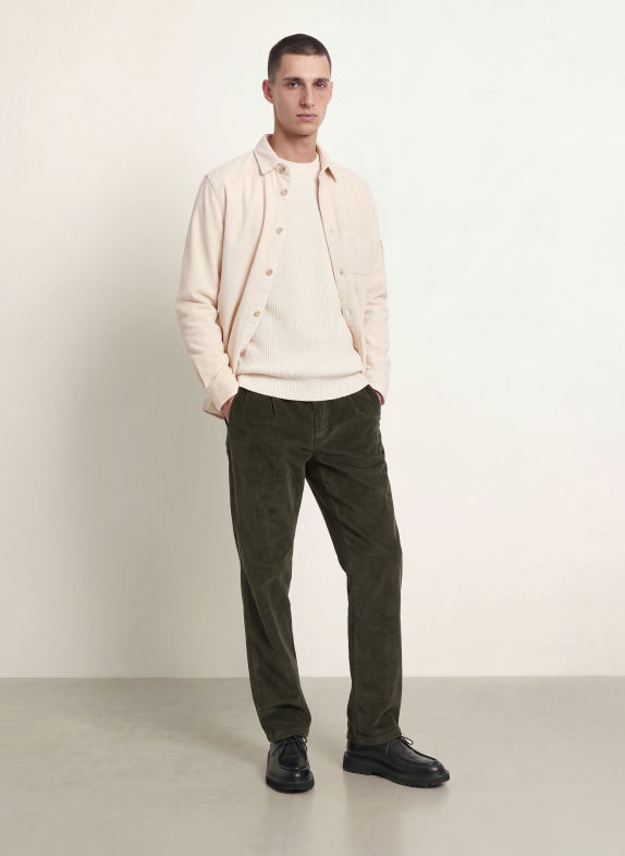 JOOP! JEANS Cordbroek RAFAEL Regular Fit DONKERGROEN