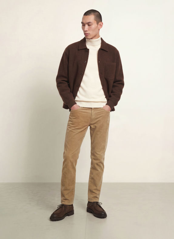 JOOP! JEANS Pantalon en velours côtelé MATTHEW, coupe moderne BEIGE