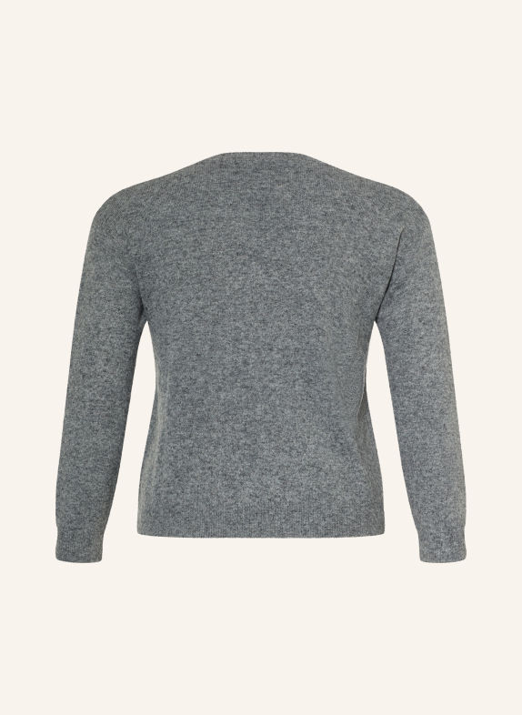 PERSONA MARINA RINALDI Pull NNWELOGIO orné de pierres décoratives GRIS