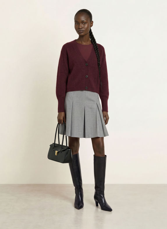 HUGO SIRALA Cardigan DARK RED