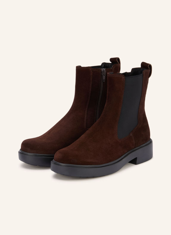 Högl Chelsea-Boots DUNKELBRAUN / SCHWARZ