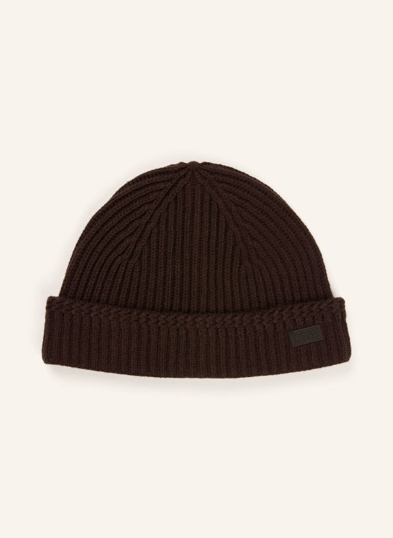 BOSS AVELO Hat DARK BROWN