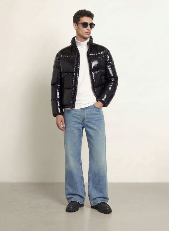 HUGO BALTOS Quilted Jacket BLACK
