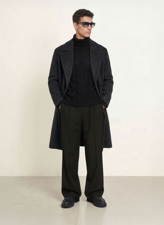 HUGO SCANLON Turtleneck sweater BLACK