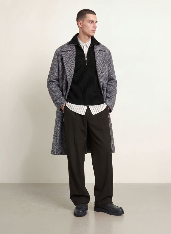 HUGO RIKO Regular Fit Chinos BLACK