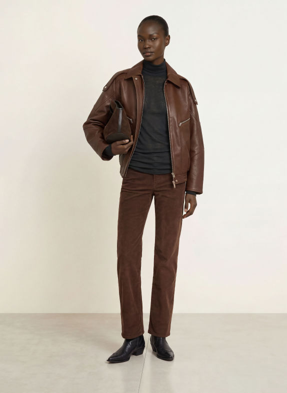 TRUE RELIGION SOPHIE BOOTCUT Bootcut trousers in Corduroy BROWN