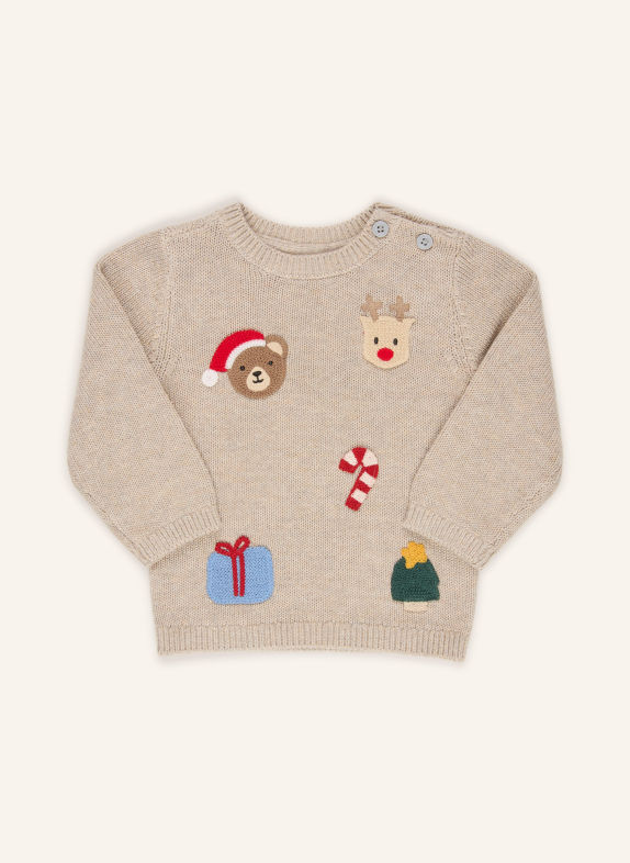 s.Oliver RED Pull MARRON CLAIR / ROUGE / VERT