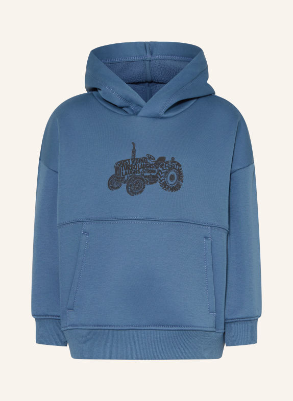 s.Oliver RED Sweat à capuche BLEU / NOIR