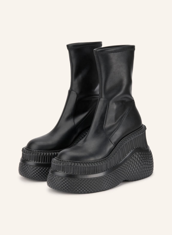 CASADEI Plateau-Boots SCHWARZ