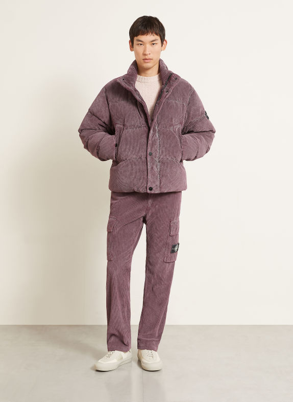 STONE ISLAND Daunenjacke aus Cord ALTROSA