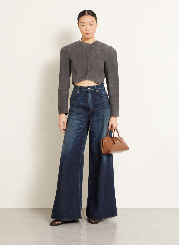 ALAÏA Torebka na ramię DELTA SMALL KONIAKOWY