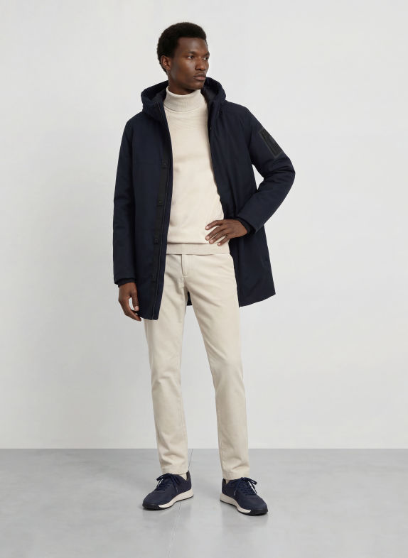 BOSS Parka HEXATECH ČERNÁ