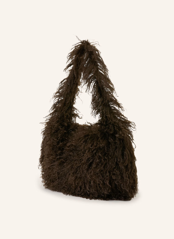 STUDIO AR Sac épaule MARRON FONCÉ