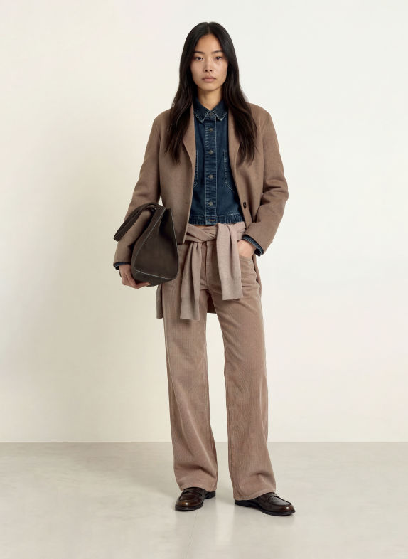 GANG Cordhose 94RIVER 1537 light taupe