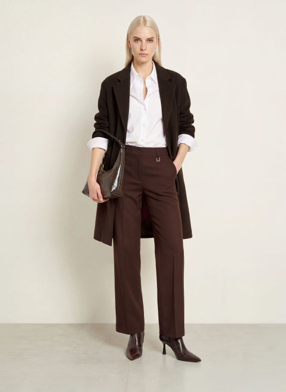 JOOP! Marlenehose PEEKY DUNKELBRAUN