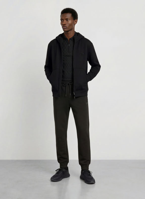BOSS Sweatjacke ICONS70 SCHWARZ