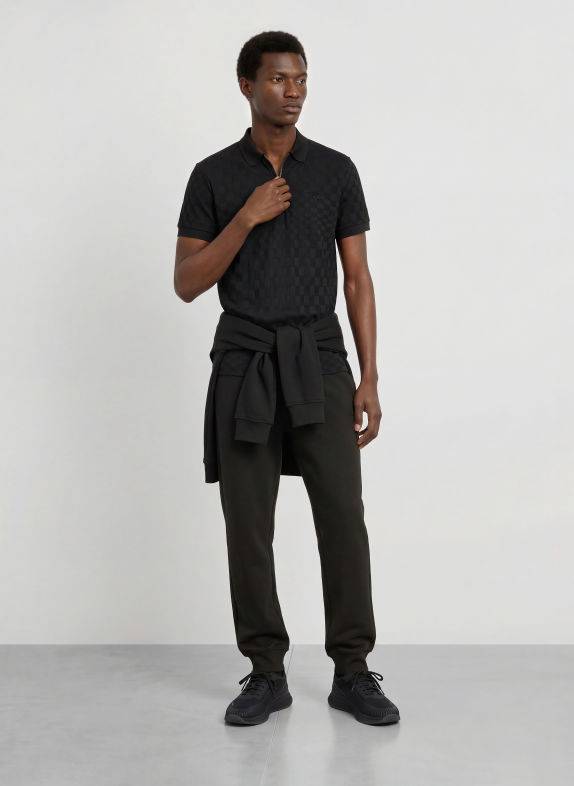 BOSS Jersey-Poloshirt ICONS70 Regular Fit SCHWARZ