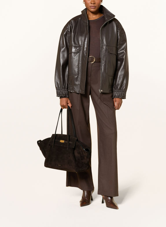 DEMELLIER Shopper BROOKLYN DUNKELBRAUN / GOLD