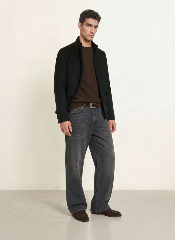 PAUL Bouclé Sweater DARK BROWN