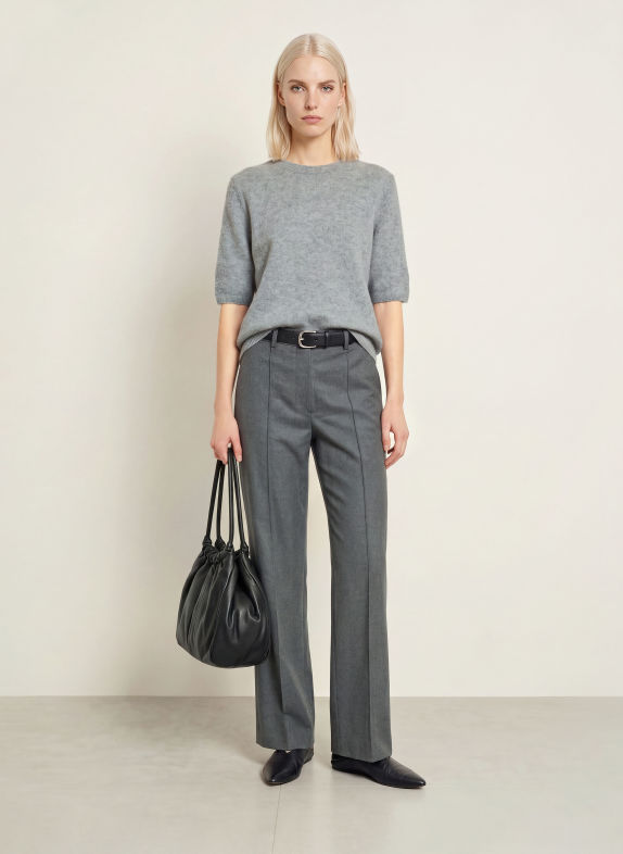 COMMA Strickshirt GRAU