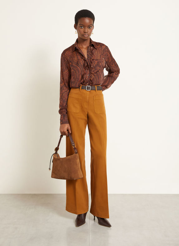 ETRO Sac à main MARRON / MARRON FONCÉ