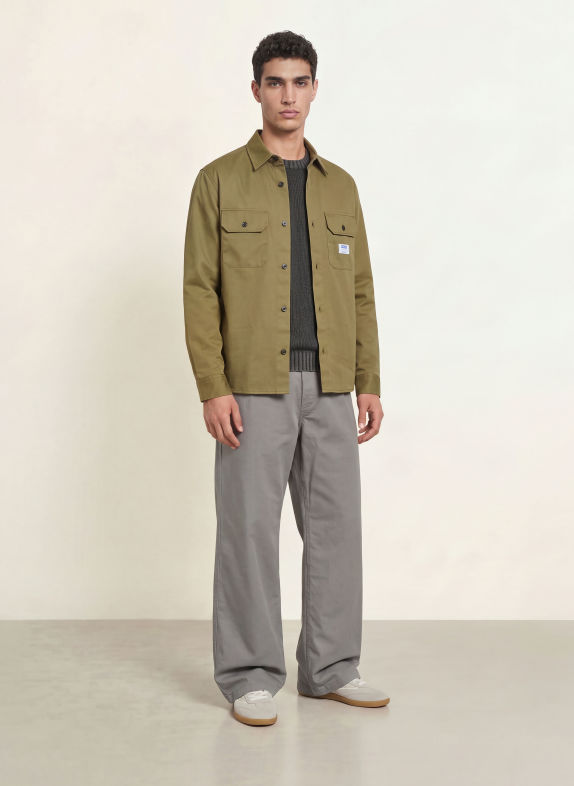 HUGO Overshirt EKYNONE OLIVE